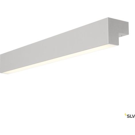 Applique intérieure L-LINE 60 argent LED 10W 3000K IP44 - SLV - 1001300 (1/4)