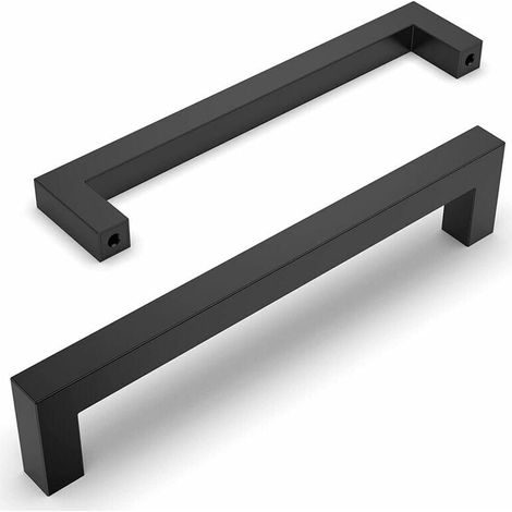 Poignées de meubles, lot de 20 poignées de porte de cuisine en acier inoxydable de 160 mm avec vis
