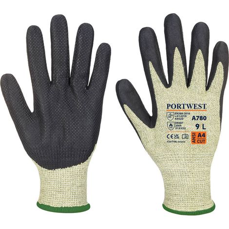 Gant Arc Grip couleur : Vert/Noir taille L - PORTWEST