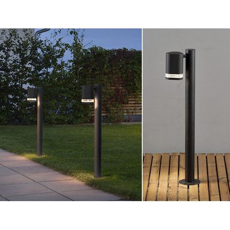 2er-Set Aluminium Wegeleuchte MODENA schwarz, GU10, Höhe 70 cm, IP44 (1/5)
