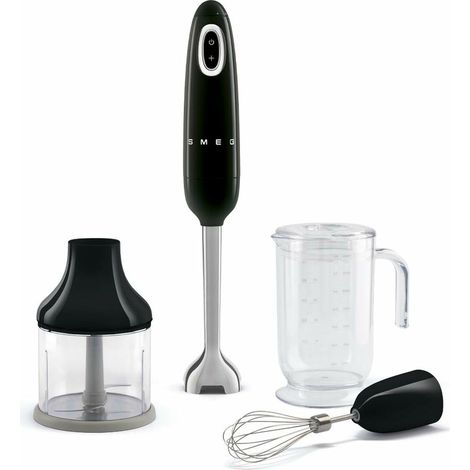 Smeg HBF03BLEU Frullatore a Immersione Nero 1,4L 700W