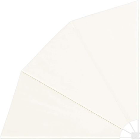 Maison Exclusive - Toldo lateral plegable de balcón color crema 2