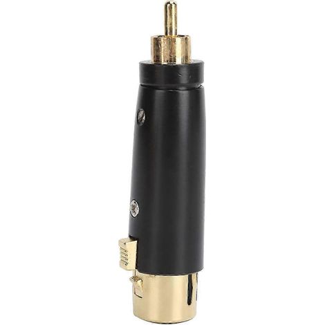 Adaptateur RCA mâle vers XLR femelle 2025 LZ1171G, connecteur audio plaqué or pour microphones de mixage (1/2)