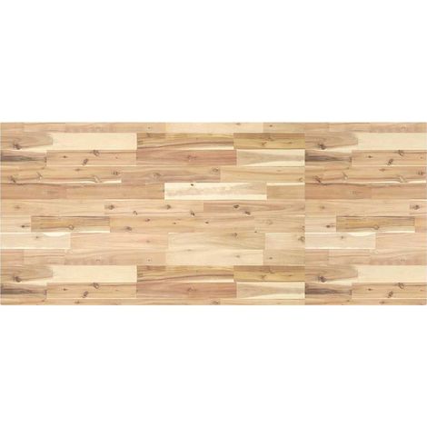 Schreibtischplatte Unbehandelt 120x60x4 cm Massivholz Akazie