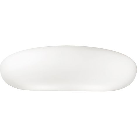 Applique Glenn En Verre Soufflé Blanc Satiné Led Intégrée 13W 2700K Ip20 - Groupe Rossini - Applique Led (1/4)