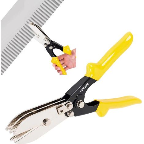 5-Klingen-Werkzeugset für die Bearbeitung von HLK-Blechteilen: Crimpzange für Lüftungskanäle und Dachrinnen aus Edelstahl (24–28 Gauge) (1/5)
