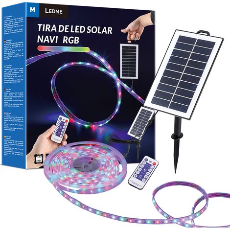 Pack Tira de Led Solaire Smd2835 300L Multicolore - 5 Métros - Ledme - LM2425 (1/3)
