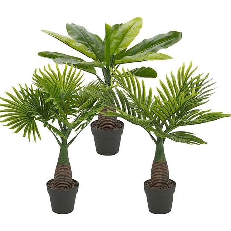 IMPORTACION planta artificial palmito 40 cm , Planta artificial palmito de 40 cm. -Maceta decorativa con palmito artificial. -Dimensiones: 9 x 10 x 40 cm. -Peso: 481 gr. -Color de