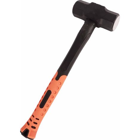 Marteau octogonal à manche plastifié de 1,8 kg, marteau carré, gros marteau, marteau en acier à haute teneur en carbone, poids standard (1/5)