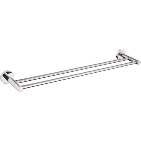 Adema Rise Dubbele Handdoekrek - 60 cm - passend bij Grohe Chrome
