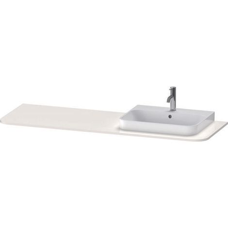 Console Duravit Happy D.2 Plus, 1600x550 mm, 1 découpe à droite, (1/5)