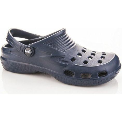 LEMIGO Lemigoose - Leggeri de zoccoli da giardino per uomo e donna, blu navy, 44 EU