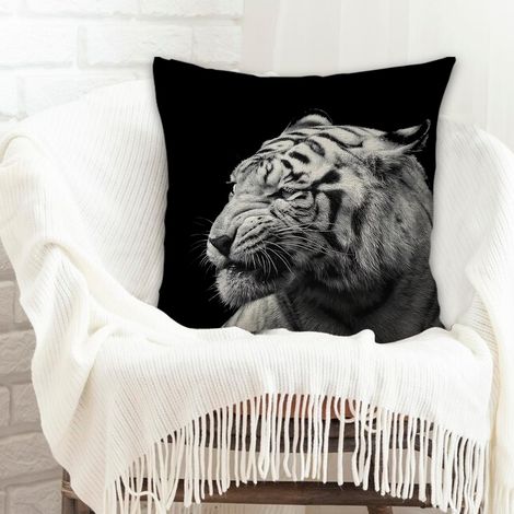 Housse de coussin décorative à la mode pour la maison à fermeture éclair invisible pour couples petite amie