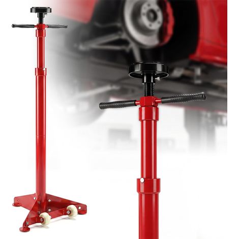 COSTWAY Support de Levage pour Voiture 7 Hauteur Réglable Charge 0,75 T (1/5)