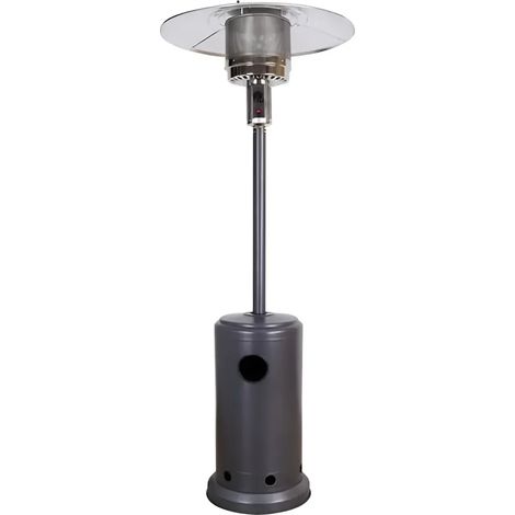 Stufa GPL a infrarossi da esterno – finitura Grigia altezza 210 cm 5‑12 kW – Syntesy (1/4)