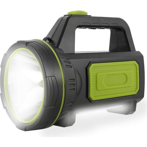 Ultra Powerful Led Flashlight USB Rechargeable 135000 Lumens 6000mah with Side Light High Power Waterproof Flashlight for Emergency Hiking Camping Hunting