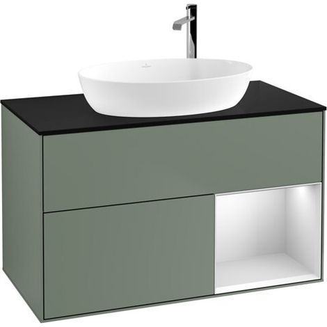 Villeroy & Boch F902MTGM Armoire sous-lavabo Finion F90 (1/2)