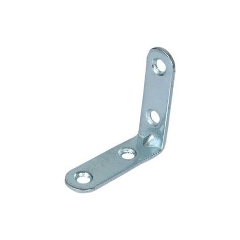 Equerre de chaise en fer zingué, H.6 cm