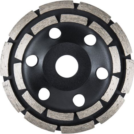 Meule diamantée double STIER diamètre 125 mm trou de 22,23 mm béton (1/3)
