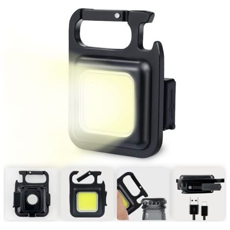 Lampe d'inspection de travail LED rechargeable 800 lumens magnétique portable lampe de travail (1/5)