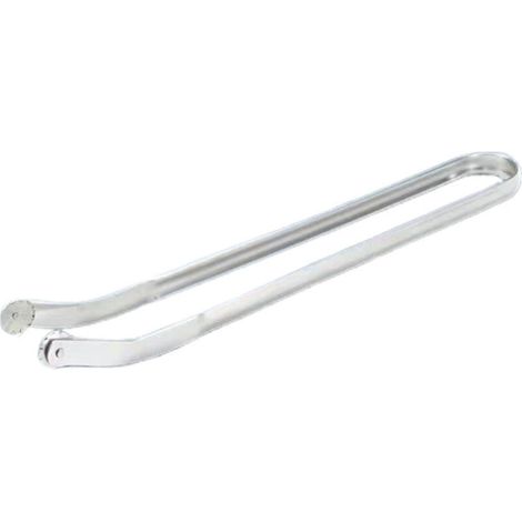 Pinze per salsicce da barbecue, Pinze per salsicce da barbecue, Pinze per salsicce da barbecue in acciaio inox, Pinze per barbecue con ruote, Pinze per salsicce da 39,5 cm (1 pz)