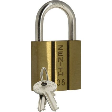 Cadenas ZENITH 38 3 clés sur numéro - ISEO - 02074001.5