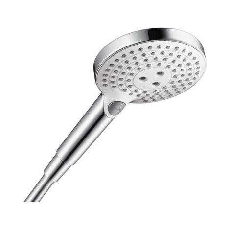 Hansgrohe Raindance Select S - Doccetta a mano 120, 3 getti, bianca/cromata 26530400 (1/3)