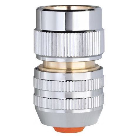 6-Kugel-Schnellklick-Verbindung aus Metall für 1/2-Zoll-5/8-Zoll-Schlauch.