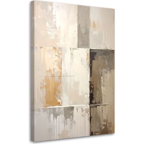 Tableau Moderne, Abstraction moderne beige,40x60 (1/4)