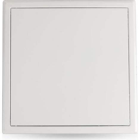- Trappe de Visite 200X200mm en acier Professionnelle qualité lacée blanc - Facilité d'Accès conduite eau gaine technique plafond comble (1/5)