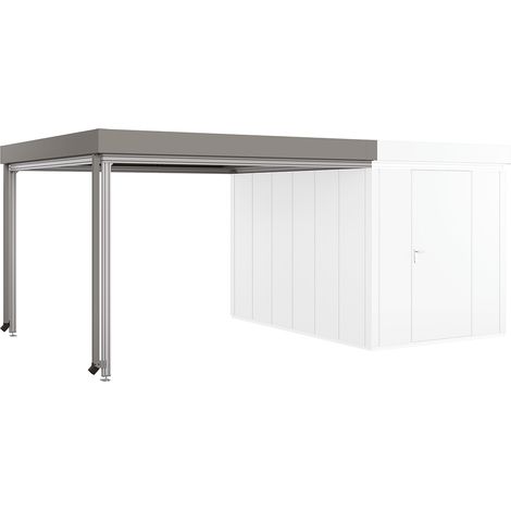 Hörmann Loungedach für "Juno" Gerätehäuser, graualuminium, 321 x 325 cm (1/5)