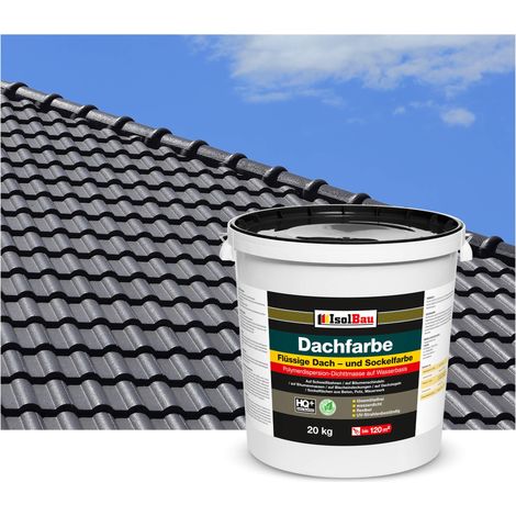 IsolBau Dachfarbe Anthrazit 20 kg (1/5)