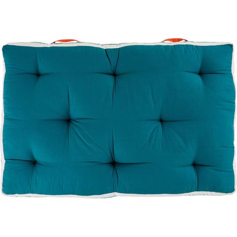 Cuscino da terra per esterni yucatan blu anatra 120x80cm - Atmosphera créateur d'intérieur (1/3)