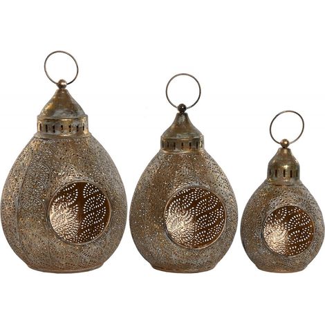 Bougeoir doré design épuré pour ambiance élégante - Doré raffiné (1/4)
