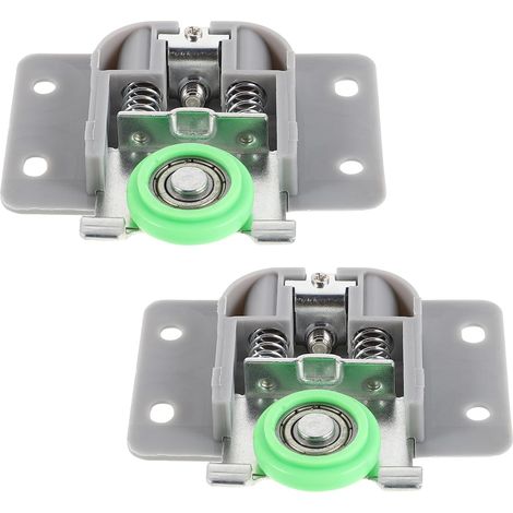 coulissantes pour porte de placard lot de 2 kit de roulettes