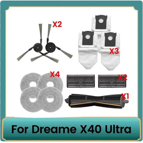 Lot de 12 pièces détachées pour aspirateur Dreame X40 Ultra (1/5)