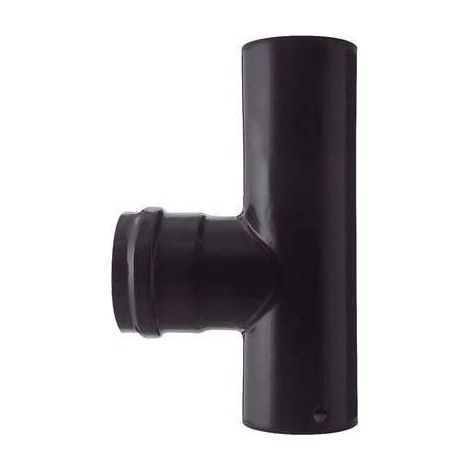 TUBO A TEE PELLET MMF NERO OPACO SAVE