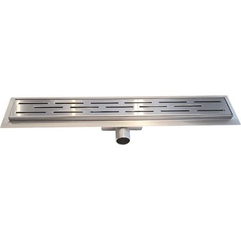 Glaswerk Westfalen - 100 cm Edelstahl Duschrinne 3xSchlitz (1/3)