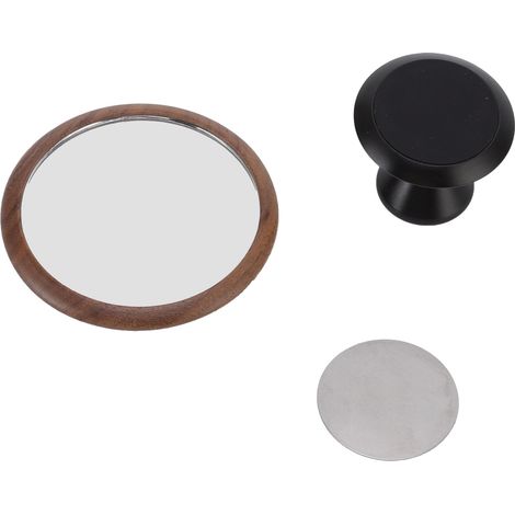 Miroir d'observation du débit de café avec rotation multidirectionnelle et base en noyer noir - Pour une extraction parfaite (1/5)