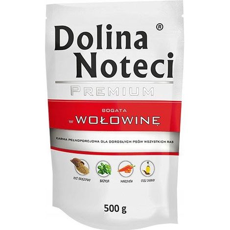 DOLINA NOTECI Premium riche en bœuf - aliment humide pour chiens - 10 x 500 g