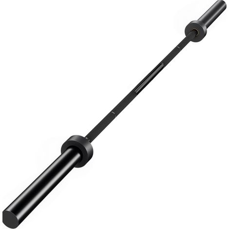 Bilanciere olimpico in acciaio nero da 180 cm, 200 kg (1/4)