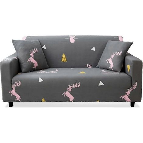 Housse de canapé 1 pièce, tissu élastique et doux, 3 places (1/5)