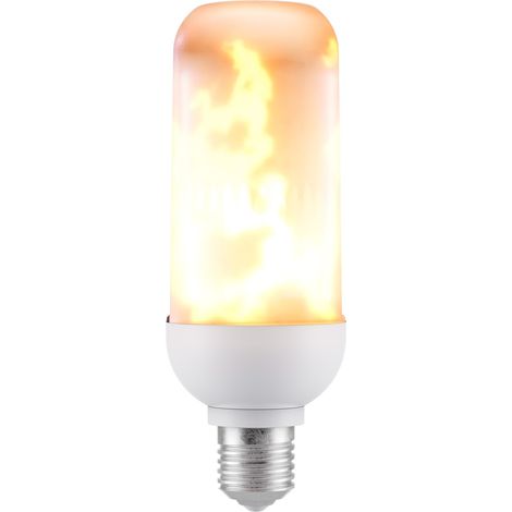 Bombilla led con efecto de llama, 4,5 w, casquillo e27, lámpara decorativa de luz blanca cálida (1600 k), 110 lm, , no regulable. (1/5)