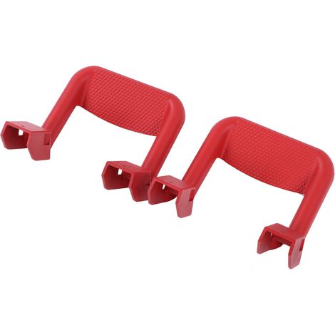 2 marchepieds latéraux en alliage d'aluminium de rechange pour pick-up Chevrolet Avalanche 2002-2013 (rouge) (1/5)