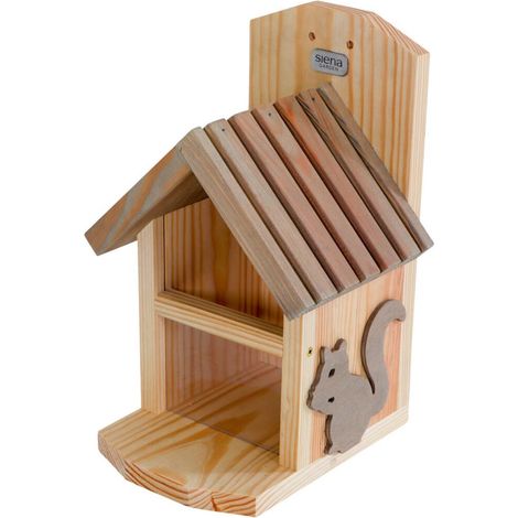 Eichhörnchenhaus FUTTERSTÜBCHEN Kiefer FSC® 100 % (1/4)
