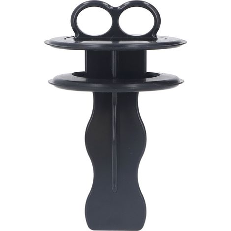 Tapón de doble anillo de ABS y goma para residuos de alimentos en molinillo. (1/4)