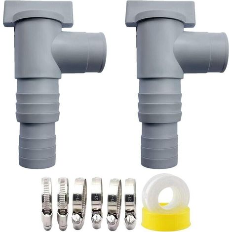 Pool-Absperrventil mit 32-mm-Schlauchanschluss, Pool-Stoppventil, Kolbenventil für Schwimmbecken (1/4)