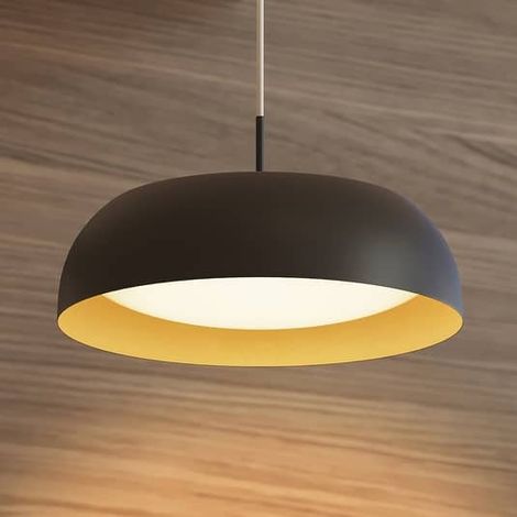 [GEBRAUCHT] B-Ware Arcchio Karuna LED-Hängeleuchte Hängeleuchte Lampe Leuchte schwarz gold Metall (1/2)