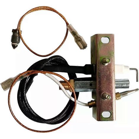 Pièces de l'ensemble brûleur pilote pour chauffage d'appoint à gaz : thermocouple, dispositif de sécurité, composant d'allumage, accessoires électriques pour GPL de cuisine - JXLGV (1/5)
