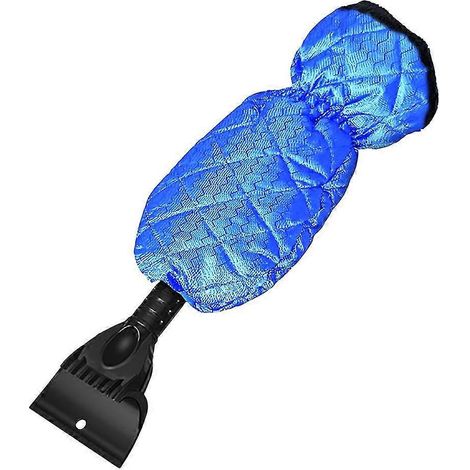 Dsycar 1set Grattoir à glace pour pare-brise de voiture, pelle à glace, outil de nettoyage de pare-brise pour enlever le givre et la glace - Bleu (1/5)